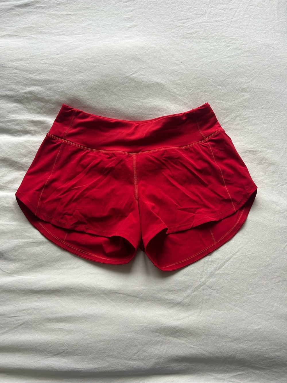 LULULEMON Red hotty hot shorts